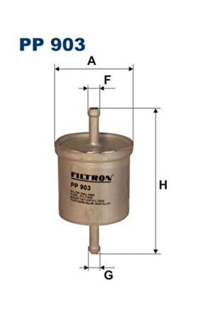 Fıltron Pp 903 16400-41b00 Benzın Fıltresı Prımera Almera Sunny 1,6 96>00