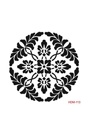 Desen Stencil (şablon) 25x25 Cm