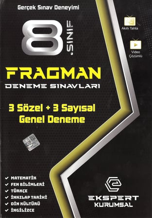 8.Sınıf Ben Korkmam Fen Bilimleri Soru Bankası + 3 Fragman Deneme