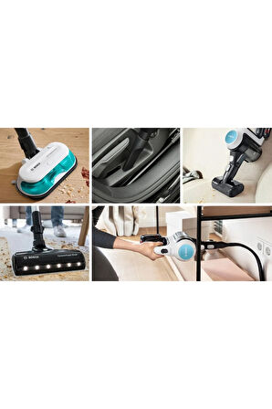 BCS71HYG3 Hygienic 2'Si 1 Arada Premium Aqua Şarjlı Dikey Süpürge 10 yıl Motor Garantili