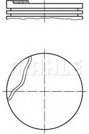 MOTOR PİSTON SEGMAN 0.50 MGN 1.6 ie 8V K7M 3.4 SİLİNDİR 80.00 Uyumlu