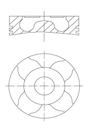 MOTOR PİSTON SEGMAN 0.50 P307 EXPERT C4 JUMPY FIESTA CMA1.6 HDI DW6 75.60