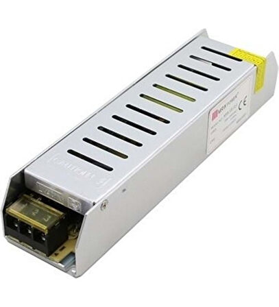Mervesan MRW-120-12-S 12VOLT Dc 10AMPER Metal Adaptör