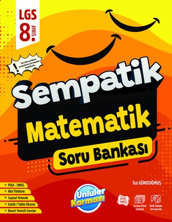 8.Sınıf Jett Matematik Fasikülleri-Sempatik Matematik Soru Bankası -1.Dönem Tüm Dersler Soru Bankası