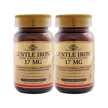 Gentle Iron 17 Mg 90 Kapsül 2 Adet