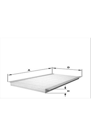 SCA510-POLEN Filtresi Combo 01 Corsa C 00 Vectra C 02 Tıgra 04 Sıgnum 03 1.4-1.6-1.8-16