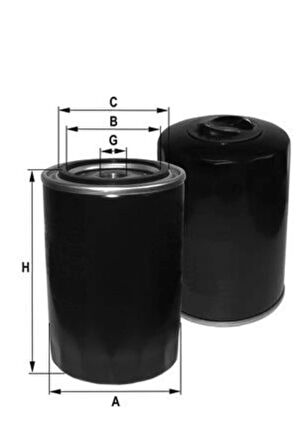 YAĞ FİLTRESİ UNO 01/95--,TİPO 1.4 İ.E.05/89-04/95,TİPO 1.6 İ.E. 03/90-09/94,PANDA I,PUNTO I 313105