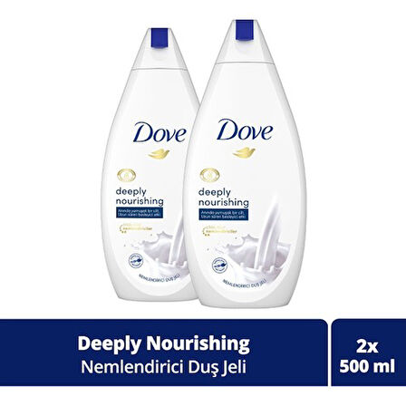 Dove Deeply Nourishing Nemlendirici Duş Jeli 500 Ml X2