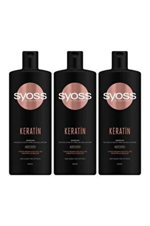 Syoss 3' lü Keratin Mükemmelliği Şampuan 500 ml