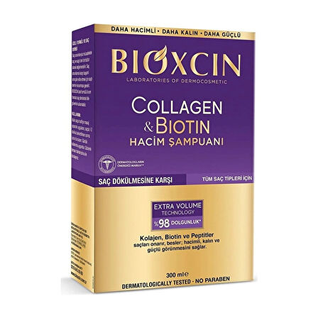 Collagen Biotin Saç Dökülmesine Karşı Şampuan 300 ml