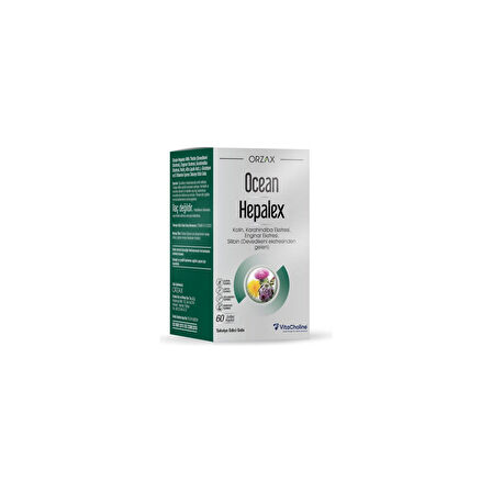 Orzax Hepalex Takviye Edici Gıda 60 Kapsül - Dezenfektan Hediyeli (%72 Alkol)