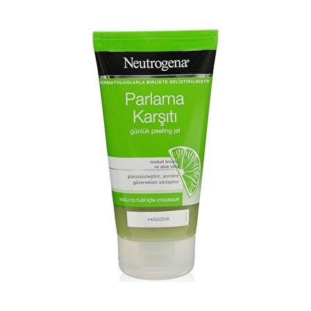 Parlama Karşıtı Yağsız Peeling Jel 150 ml - Dezenfektan Hediyeli - %72 Alkol