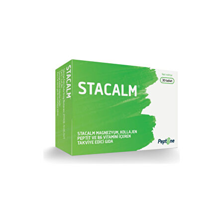 Stacalm 30 Tablet - Dezenfektan Hediyeli - %72 Alkol