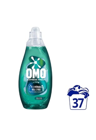 Omo Express Fresh Kötü Koku Karşıtı Beyaz ve Renkliler Sıvı Çamaşır Deterjanı 1480 ml x6 Adet