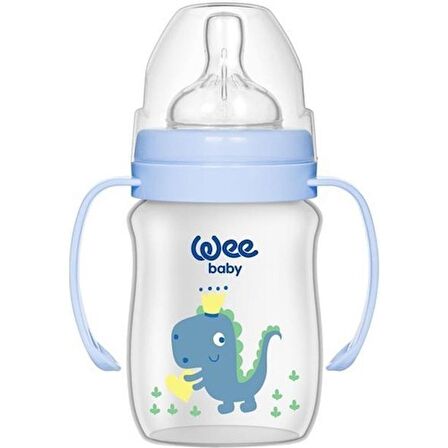 Wee Baby Klasik Plus Geniş Ağızlı Kulplu Pp Biberon 150ML 137