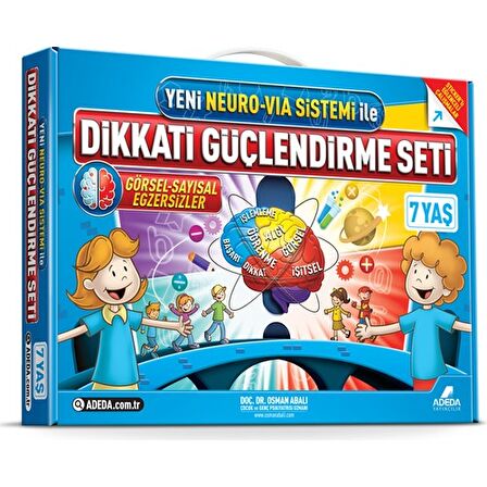 Dikkati Güçlendirme Seti 1. Sınıf - 7 yaş - Osman Abalı