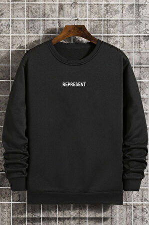 Uyguntarz Unisex Represent Bisiklet Yaka Sweatshirt