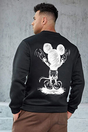 Uyguntarz Unisex Usual Suspect Bisiklet Yaka Sweatshirt