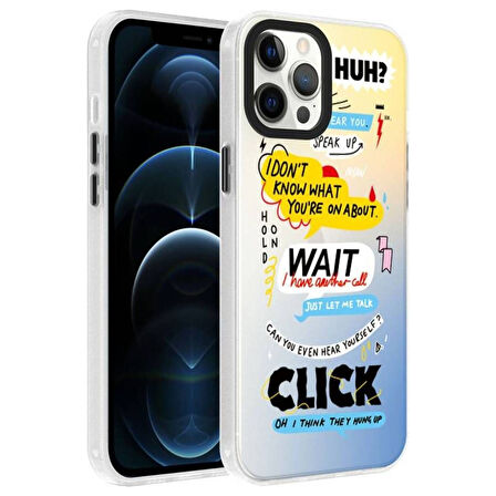 Teleplus Apple iPhone 12 Pro Max Kılıf Desenli Dragon Serisi Sert Kapak