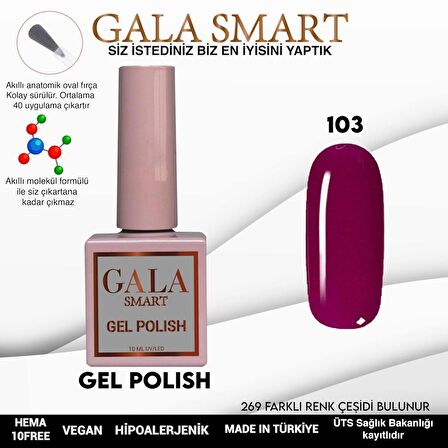 GALA SMART KLASİK SERİ KALICI OJE 103