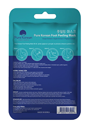 Pure Korean Peeling Ayak Çorabı