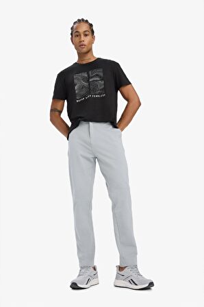 DeFactoFit Slim Fit Dar Kesim Esnek Multifonksiyonel Çift Cepli Standart Paça Sporcu Jogger D7808AX25SPGR454