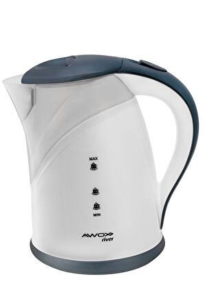 Awox River Su Isıtıcı Kettle Gizli Rezistans 1.7 Lt Beyaz