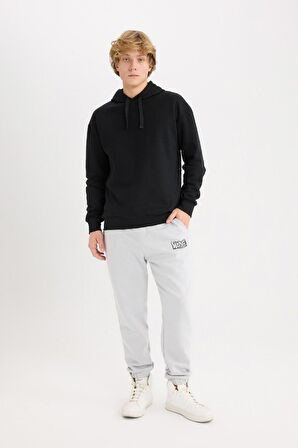 DeFacto Marvel Logo Only Regular Fit Eşofman Altı Beli Bağcıklı Cepli C6514AX24AUGR184