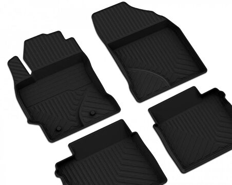 Toyota Corolla 11 Ferrous 4D Havuzlu Kauçuk Paspas 2013 2018