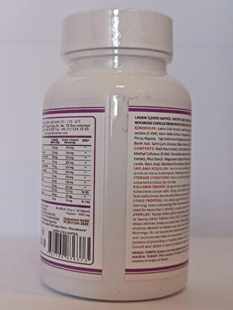 Laden Gülü Kapsül (Rock Rose Capsule) 60Adet
