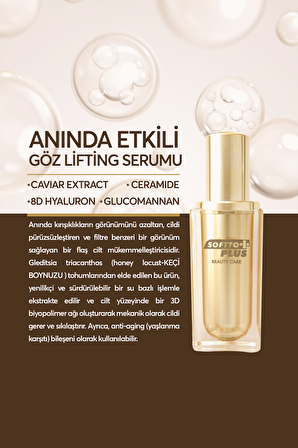 SOFTTO PLUS GÖZ ÇEVRESİ LIFTING SERUM 30 ML