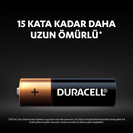 Duracell Alkalin AA Kalem Pil 10 lu