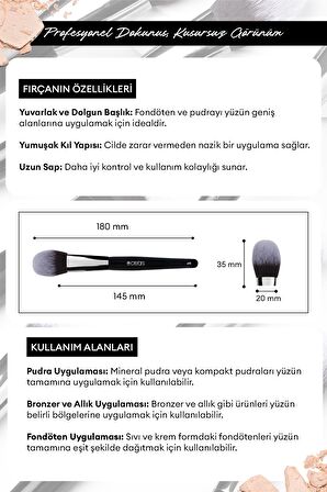 Pudra Fırçası Cre'Ars Powder Finish Brush #111