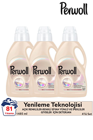 Perwoll Yenileme Beyazlar 3x 1.485 ml 81 Yıkama