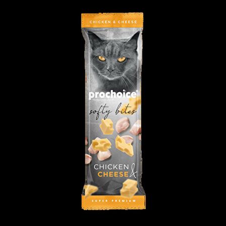 Pro Choice Softy Bites Tavuklu ve Peynirli Yumuşak Kedi Ödül Maması 10 Gr