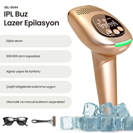 SİNBO SEL-6044  999.999 Atım IPL Cihazı Gold