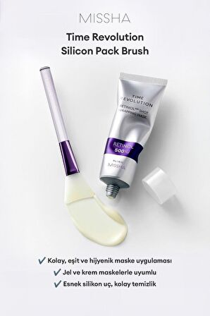 Silikon Yapılı Maske Uygulama Fırçası Time Revolution Silicon Pack Brush