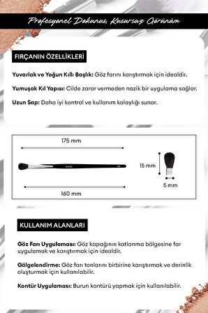 Far Karıştırma Fırçası Cre'Ars Blending Brush #122