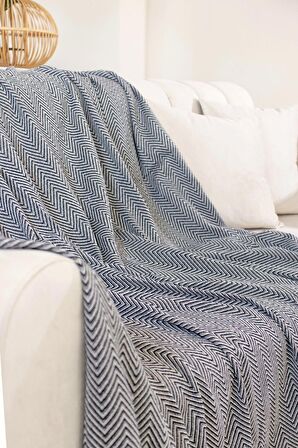 Tabu Home Dokuma Cozy Comfort Siyah Koltuk Örtüsü