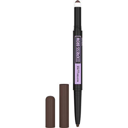 Maybelline New York Express Brow Satin Duo Çift Taraflı Kaş Kalemi - 04 Koyu Ton