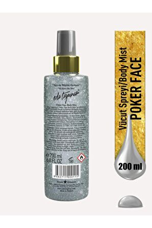 Eda Taşpınar Poker Face Simli Body Mist -  200 ML