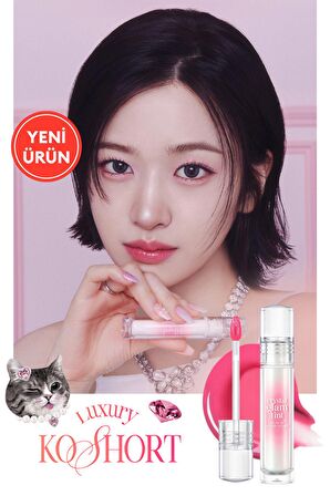 Yapışkanlık Hissi Vermeyen Yoğun Işıltılı Tint CLIO Crystal Glam Tint (14 Heart Pink Diamond)