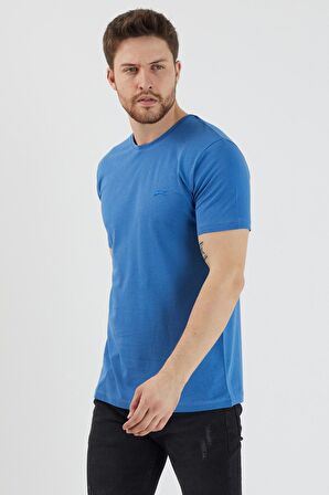 Slazenger SANDER I Erkek T-Shirt Indigo