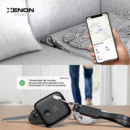 Xenon Smart Smart Tag Akıllı Takip Cihazı 3 adet (Apple Lisanslı)