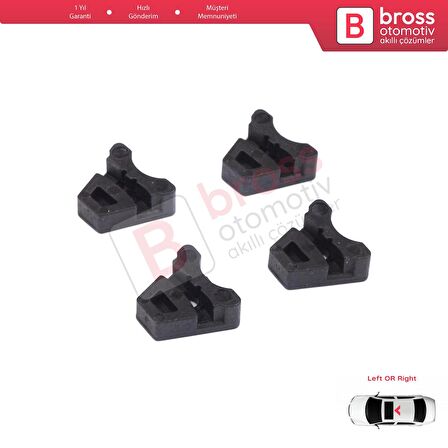 Mercedes CLA A C E Class W176 W177 W205 C207 C117 İçin 4 Adet Sunroof Kızak Tamir Braket Klipsi