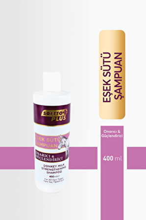SOFTTO PLUS EŞEK SÜTÜ ŞAMPUAN - ONARICI GÜÇLENDİRİCİ - 400 ML