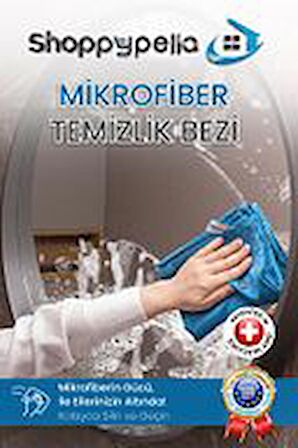 12'Li Mikrofiber Temizlik Bezi, Cam, Araba Silme Bezi, Mutfak, Fiber Temizleme Bezi, 40x30 Cm