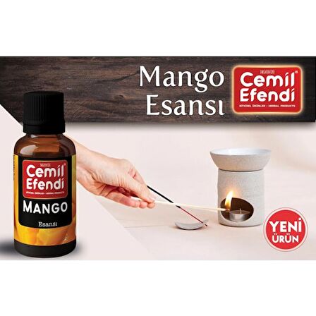 Cemil Efendi Mango 10 ml Esansiyel Uçucu Buhurdanlık Yağı Difüzör Esansı Oda Kokusu