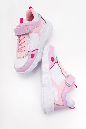 mnpc Kız Çocuk Pembe Günlük Spor Ayakkabı