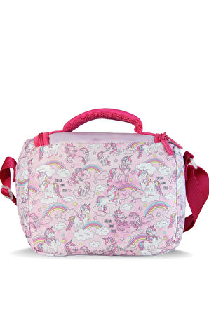 Wia Soft Unicorn Kız Çocuk Termoslu Beslenme Çantası